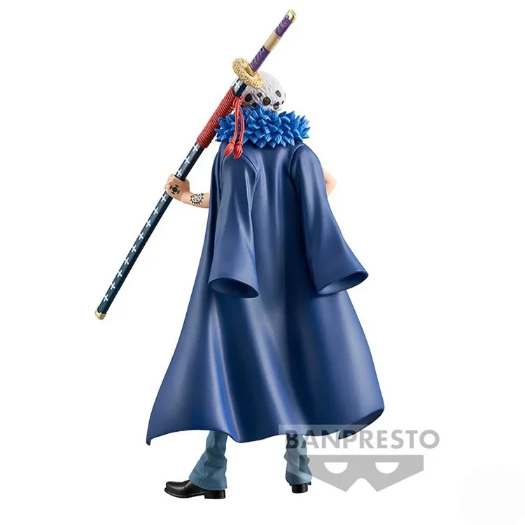 Bandai-BANPRESTO ONE PIECE TRAFALGAR.LAW-Figurine de Dessin Animé Originale, Modèle de Jouets, Collection de Figurines d'Action pour Garçons, Version 600, en Stock