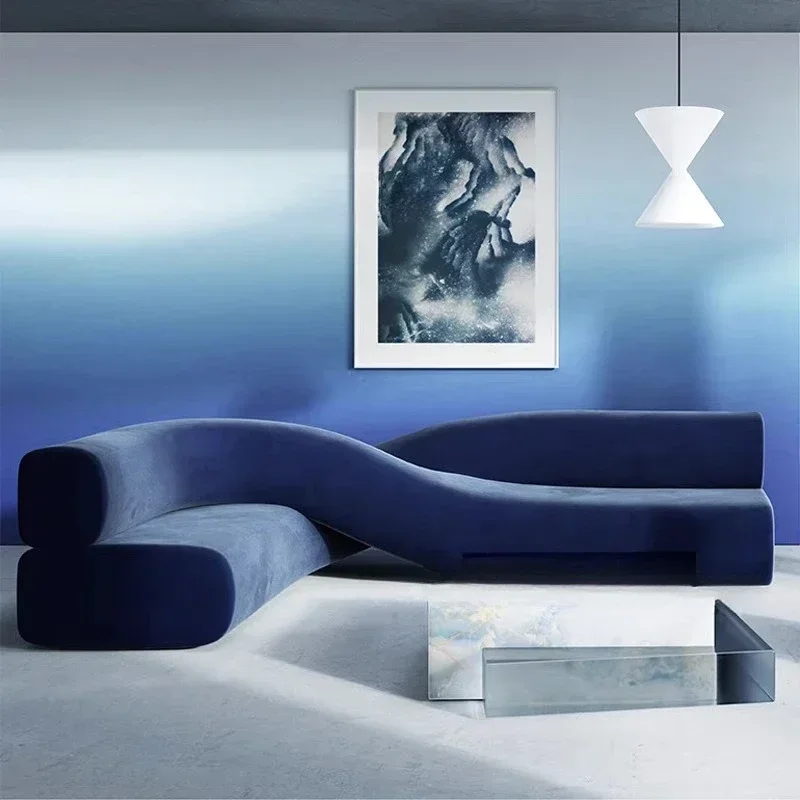 Office leisure corner against the wall corner strip, clothing store sofa