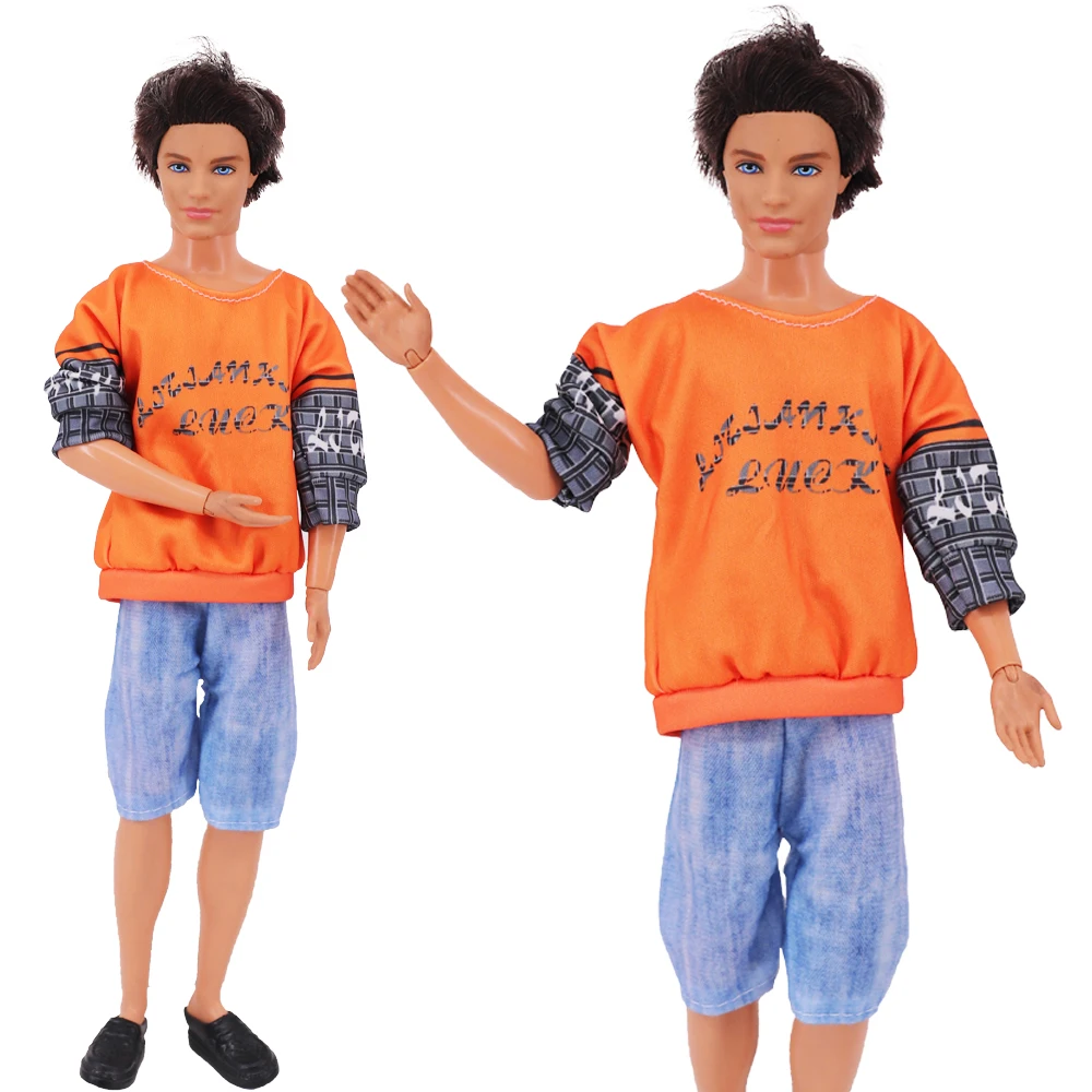 25 Style Ken Barbies Doll Clothes Sportswear Prince's Daily Clothing Overcoat for 30 Cm Ken Boy Barbies Clothes,Birthday Present