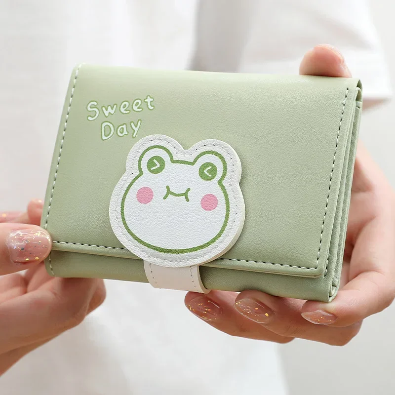 

Women Wallets Cute Animals Print Small Short Wallet Leather Coin Purse Money Bag Card Holder Ladies New Purse Female Hasp Wallet