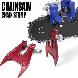 1Pcs Useful Saw Chain Sharpener Sword Holder Sharpening Filing Vise Metal Fixture For  Chainsaws Garden Tools Accessories