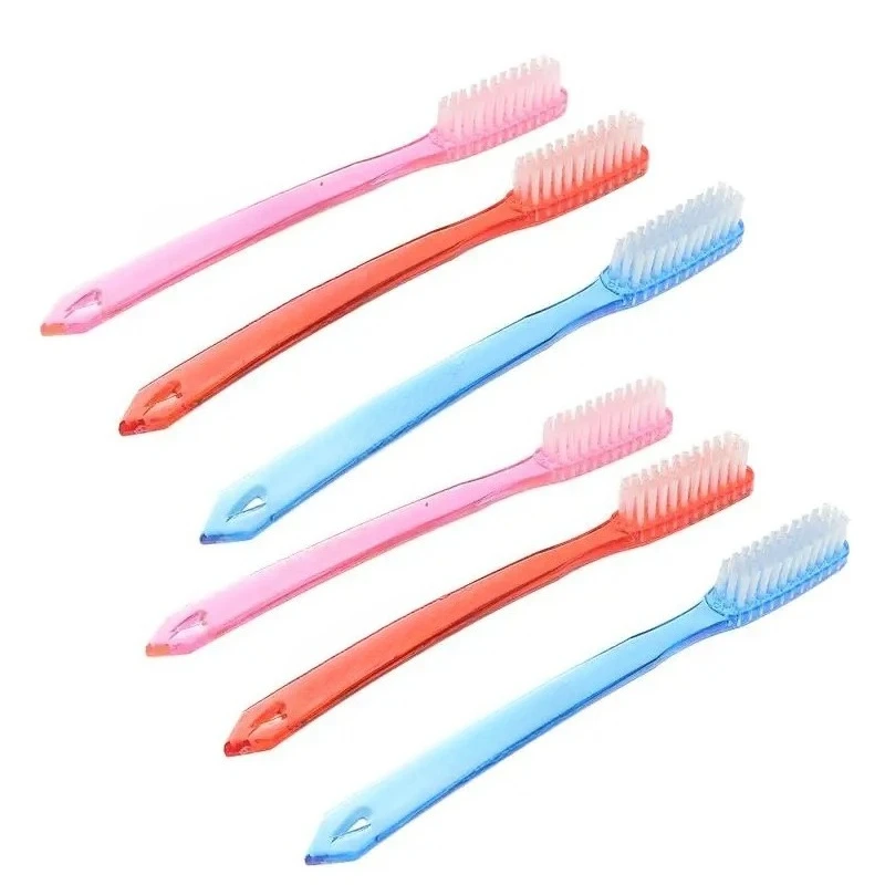 40pcs Super Hard Toothbrush Adult Toothbrush Hard Bristles Cleaning Teeth Stain Manual Brush Hygiene Travel Dental
