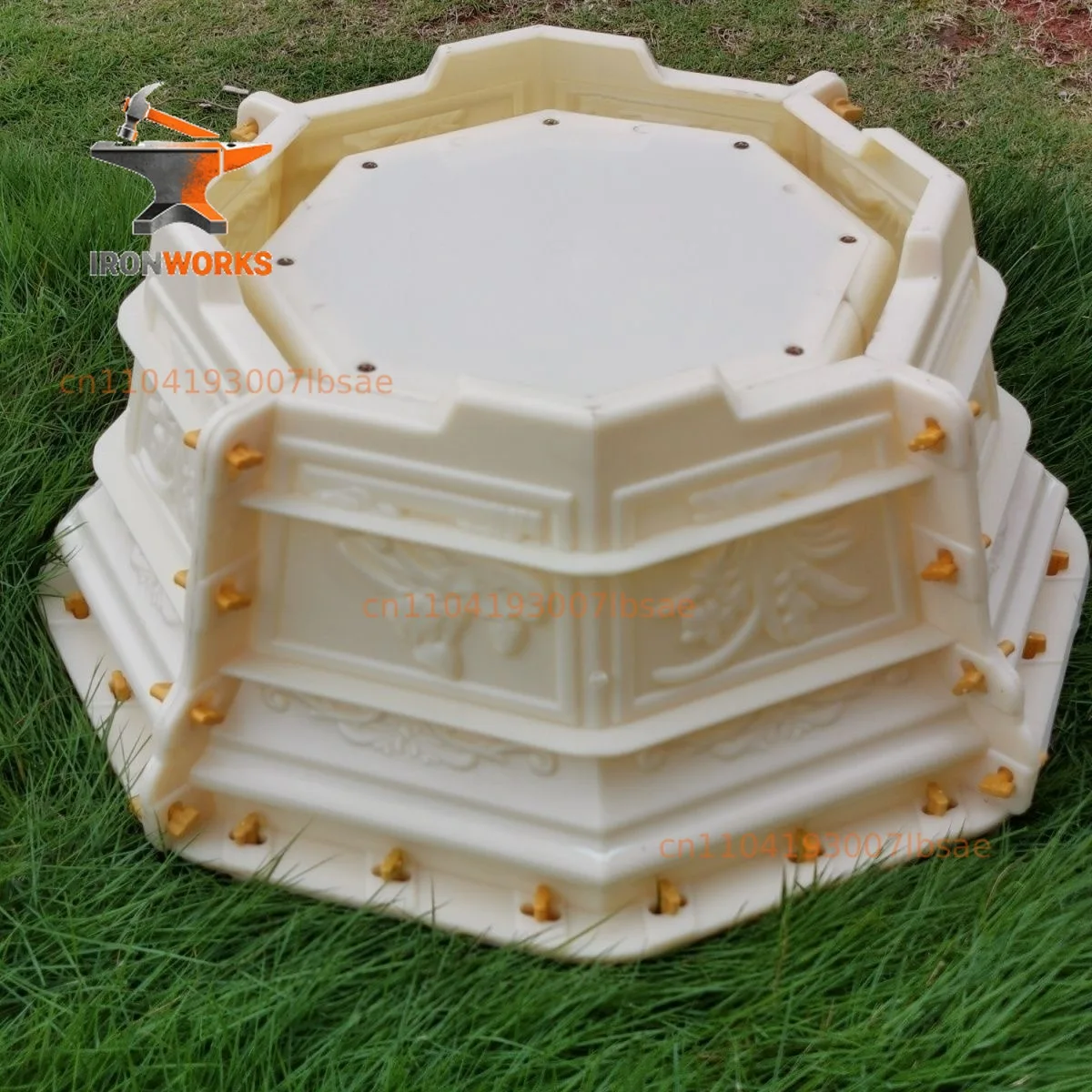 handmade bottom large cement flower pot mold concrete cement thickening model