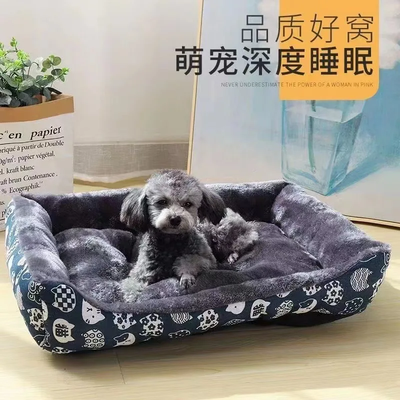 للقطط عيد الميلاد الديكور قابل للغسل أريكة سرير عش الشتاء زلاجات أرجوحة مع المضادة للانزلاق أسفل الراقية مستلزمات الحيوانات الأليفة مقاومة للرطوبة #6