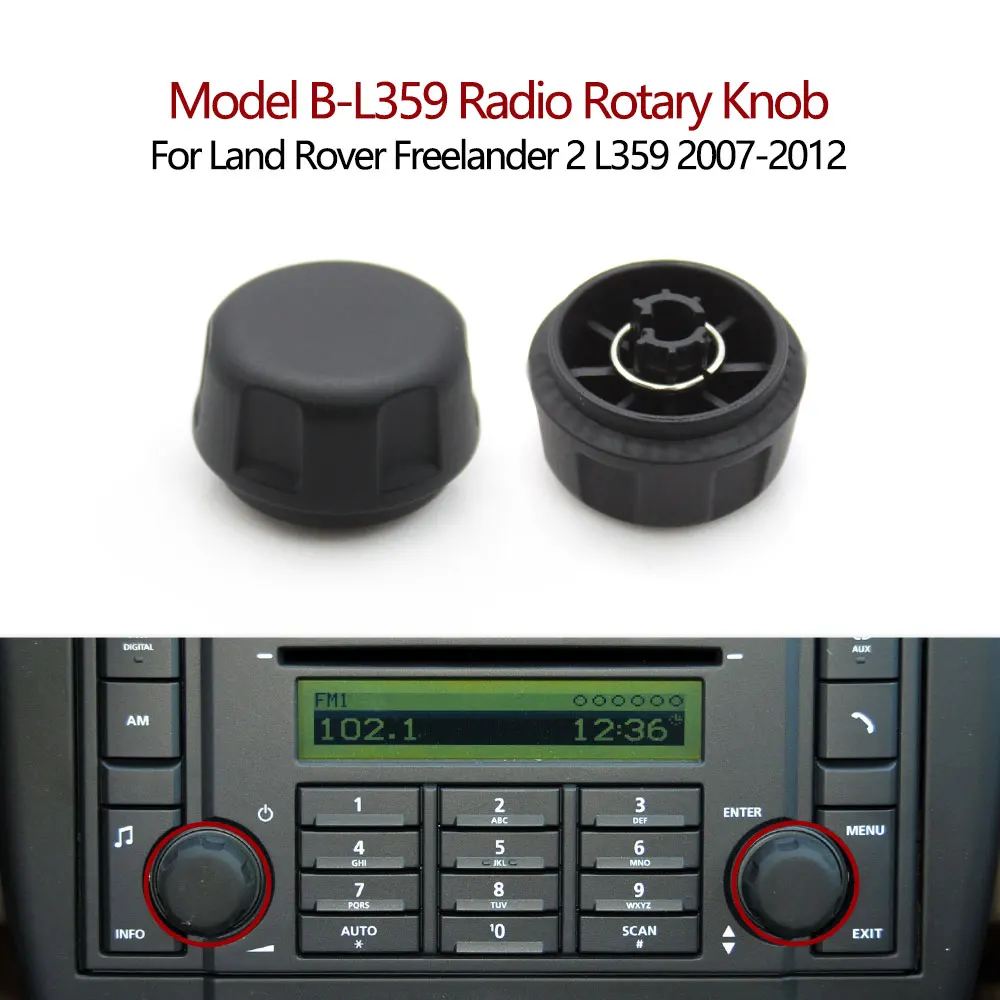 Auto-Konsolen-Drehknopf für Lautstärke, Klimaanlage und Temperatur, Radio-Drehregler für Land Rover Range Rover Sport L320 Discovery 3 L319 Freelander 2 – Detail 5