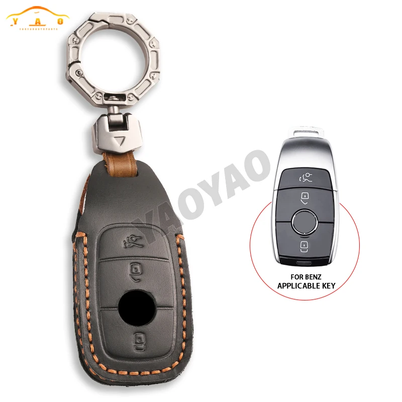 

For Mercedes Benz A C E S G Class GLC CLE CLA W177 W205 W213 W222 X167 AMG Car Key Case Cover Key Bag