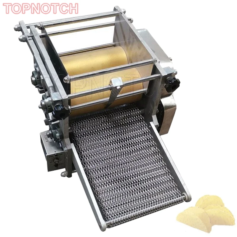 

Commercial Corn Tortilla Roller Press Making Machine For Restaurant 1.5mm-4mm Adjustable