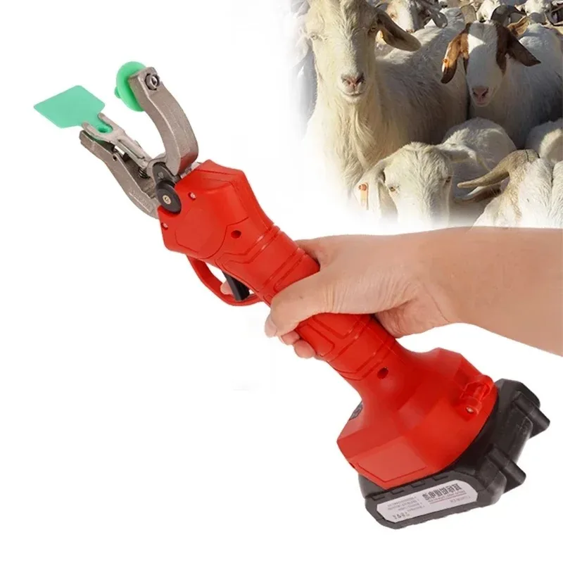 Electric Ear Tag Pliers for Pigs, Cattle and Sheep with Ear Tag Pliers for Epidemic Prevention Electronic Ear Tag Pliers Veterin