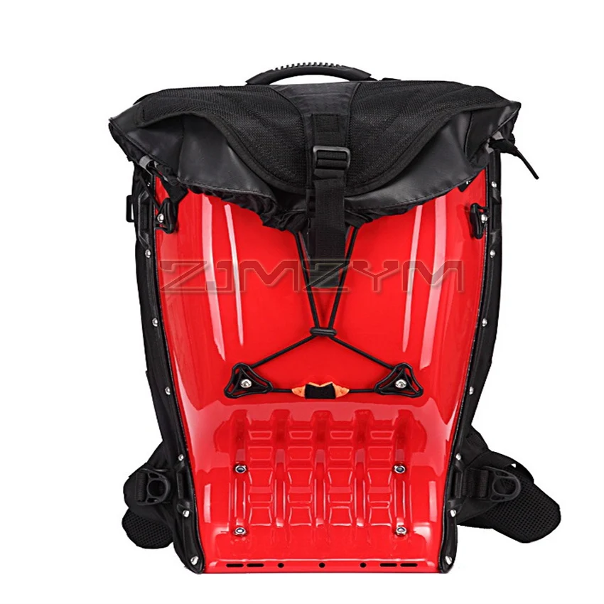 

Motorcycle Racing Helmet Bag Men's Riding Waterproof Protective Drop Backpack Travel Hard Shell Luggage ABS Tank Bags 25L
