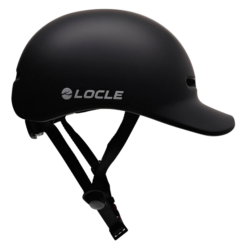 LOCLE Imitation Baseball Cap Cycling Helmet IN-MOLD Men Women Ebike Bicycle Helmet One Size 55-61cm