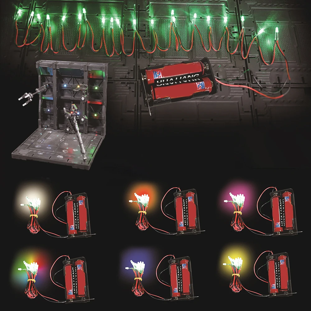 

String Lights For 144 100 Model Connectable Display Base LED Hanger Action Figure Storage Universal Garage Scene F3 Light