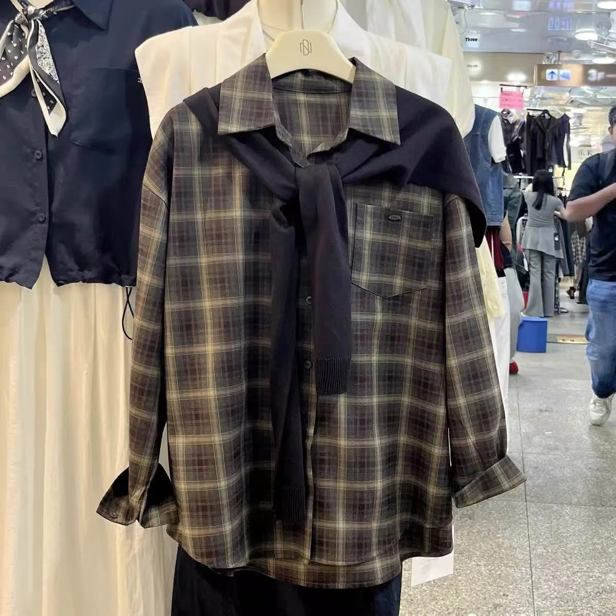 

Мужская повседневная рубашка в американском ретро-стиле в клетку, большие размеры (до 300 фунтов), с длинным рукавом, весна-осень, новый стиль, универсальный топ с запахом на плечах