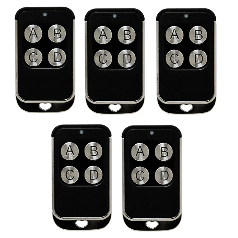 RF Remote Control 433Mhz Rolling Code Face To Face Duplicate For Automatic Garage Door ,5PCS