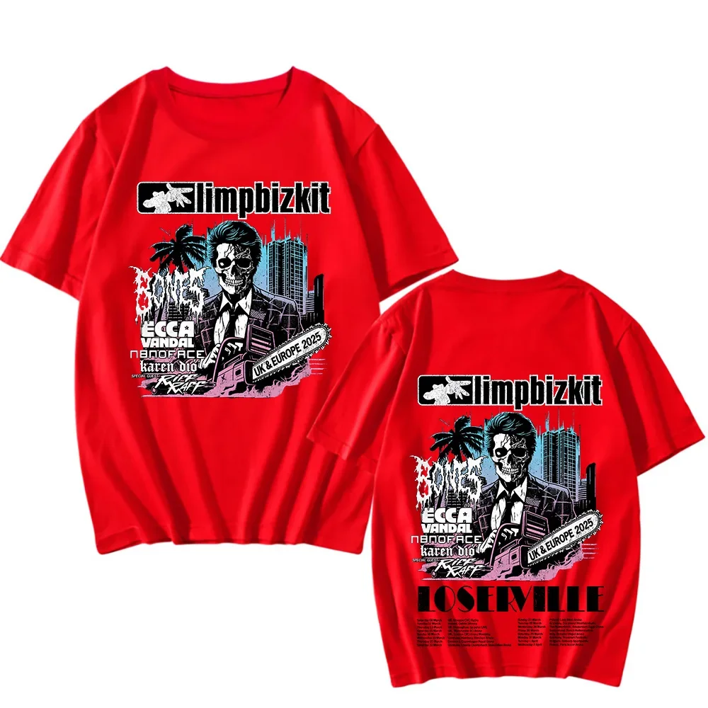 Limp Bizkit UK and Europe Tour 2025 T-shirt Rap Rock Vintage