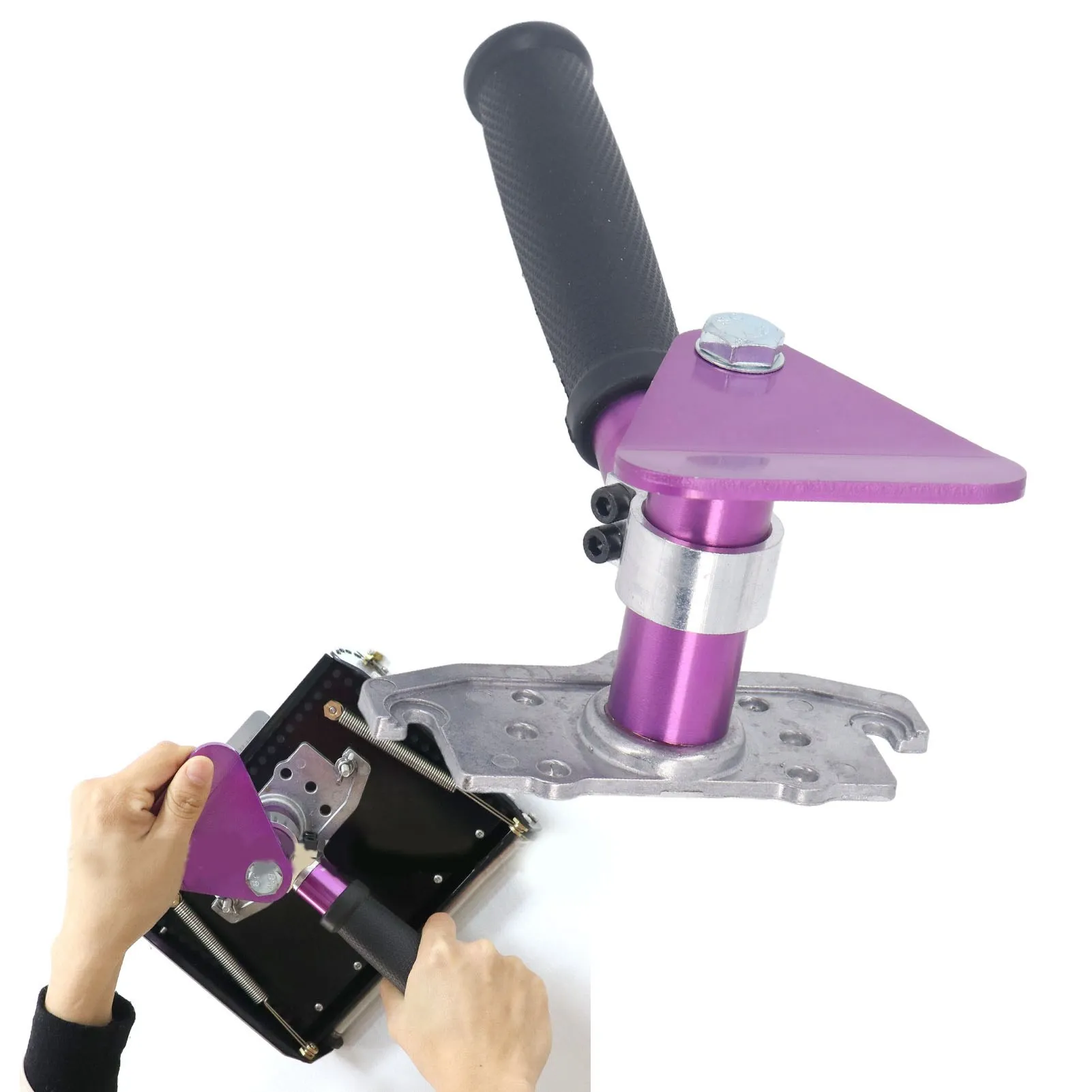 Aluminum Alloy Flat Box Handle  Flat Box Extension Handle Angle Adjustable  Flat Box Finishing Handle
