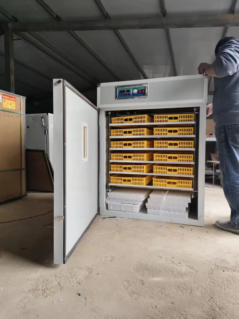 Auto Turning Egg Incubator for Chicken Duck Goose, 880/1056/1232 Eggs Digital Hatcher with LED Display & Temp Control