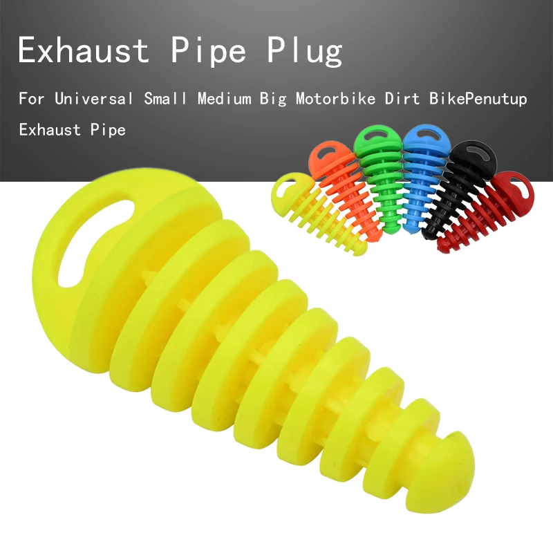 

Motorcycle Exhaust Pipe Plug Universal Small Medium Big Motorbike Dirt Bike Penutup Exhaust Pipe