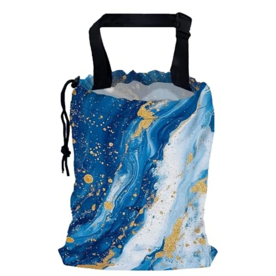 

Car Garbage Bag, Small Car Trash Bag Hanging Back of Seat, Drawstring Car Trash Bag with Adjustable Buckle, Car Accessories for