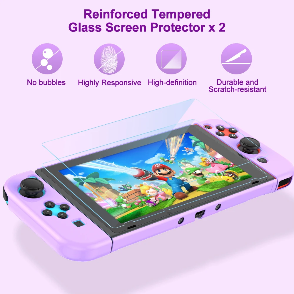 Portable Switch Storage Accessory 15 in 1 Game Kit with Switch Bag, Adjustable Stand, Protective Case for Switch Console & J-Con