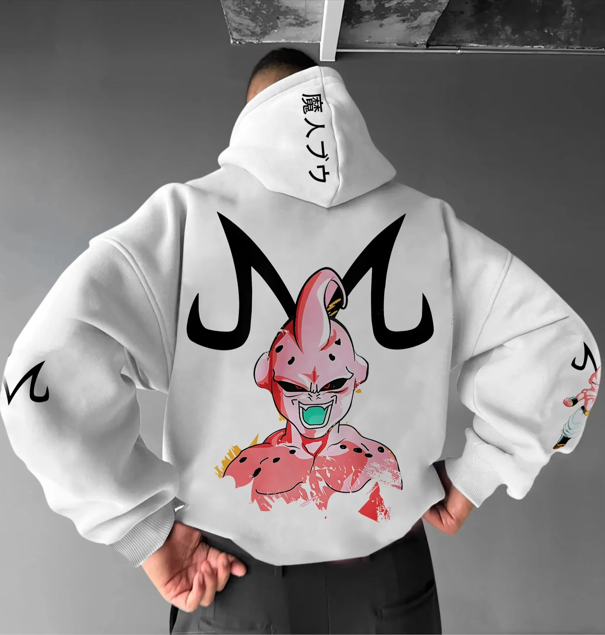 2025 Animation Dragon Ball Animation Hot Blood Peripheral Casual Versatile Hot Blood Trend Hooded Sweater Unisex Casual Pullover