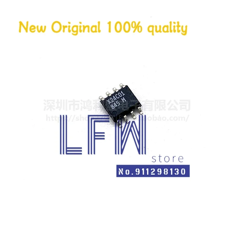 5pcs/lot X24C01 X24C01S 24C01  SOP8 Chipset 100% New&Original In Stock