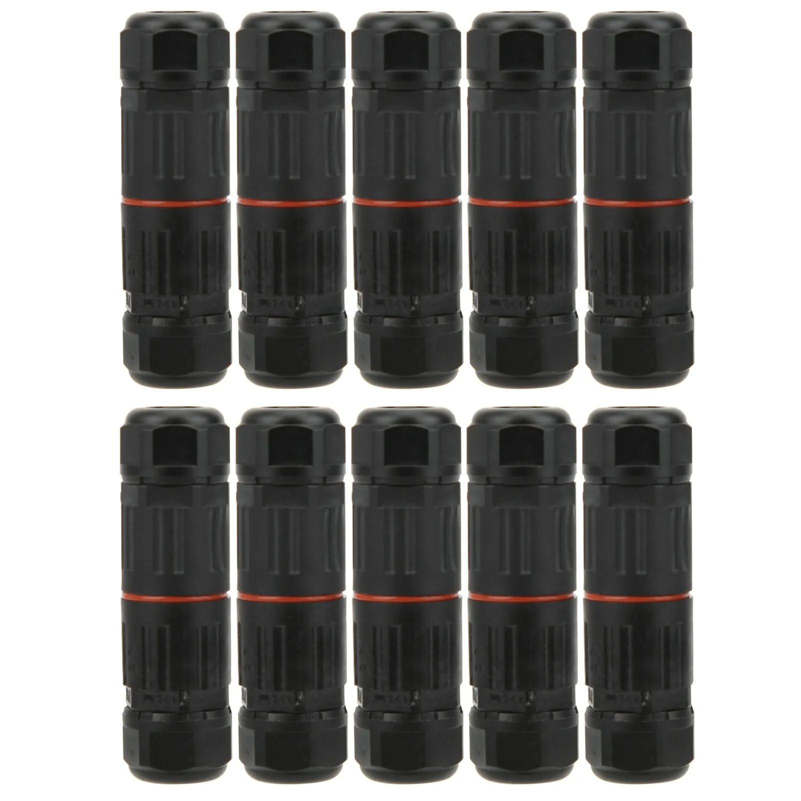 10Pcs Waterproof Connector Electrical IP68 Terminal Assortment Kit for Street Lights