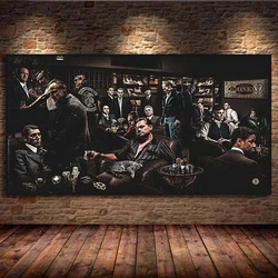 Famous Movie Characters Godfather Singer Star Print Modern Character Canvas Art Painting Canvas Picture Poster Wall Decoration