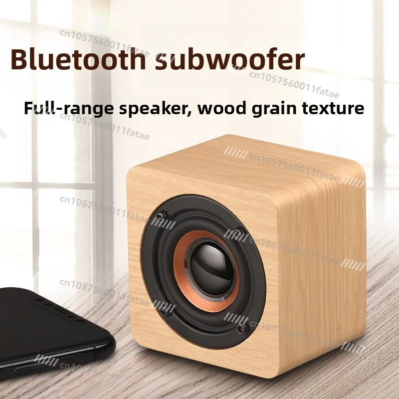 Picture 5: Wooden Mini Wireless Bluetooth Small Speaker, Mobile Phone Gift Creative Small Stereo