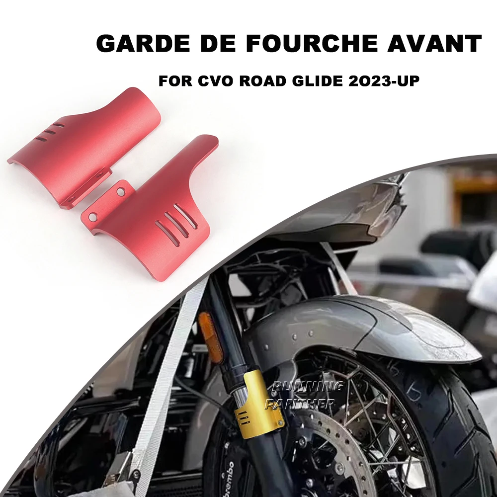 

Дефлектор ножек вилки для Harley Touring CVO Road Glide ST Upgrade 2024 защита передней вилки мотоцикла защита от пыли Нижняя