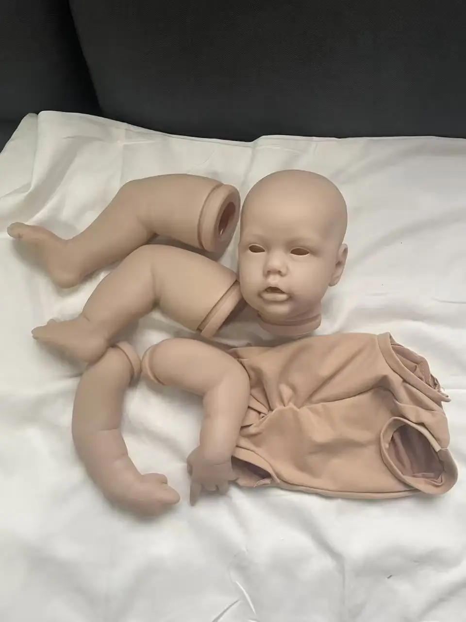 

21-дюймовая кукла-реборн Penny Limited Sold Out Edition, неокрашенный комплект с тканевым телом и глазами, часть «сделай сам», детские подарки