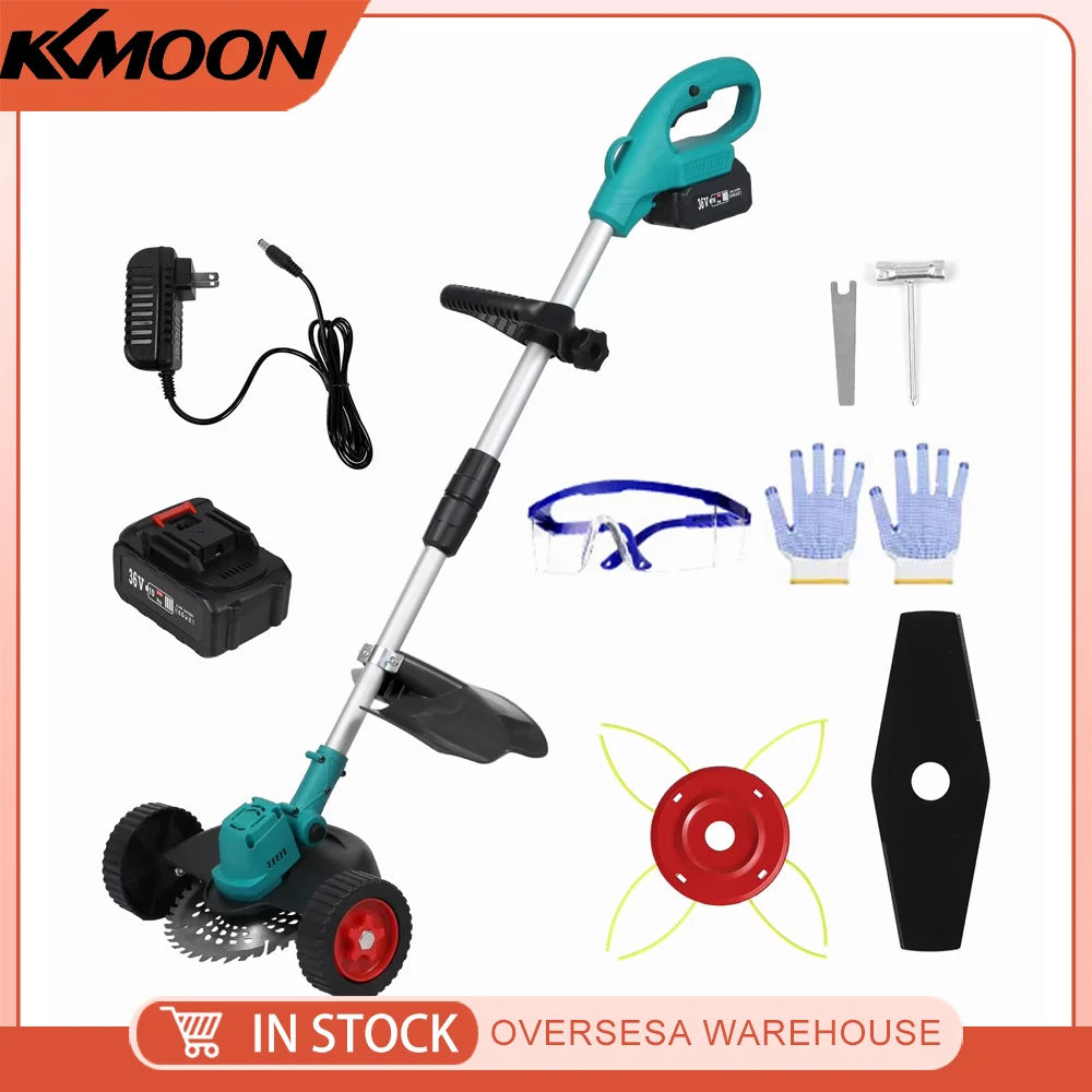 Portable Brushless Handheld Lawn Mower Electric Grass Cutter Cordless Grass Trimmer Adjustable Telescopic Pole