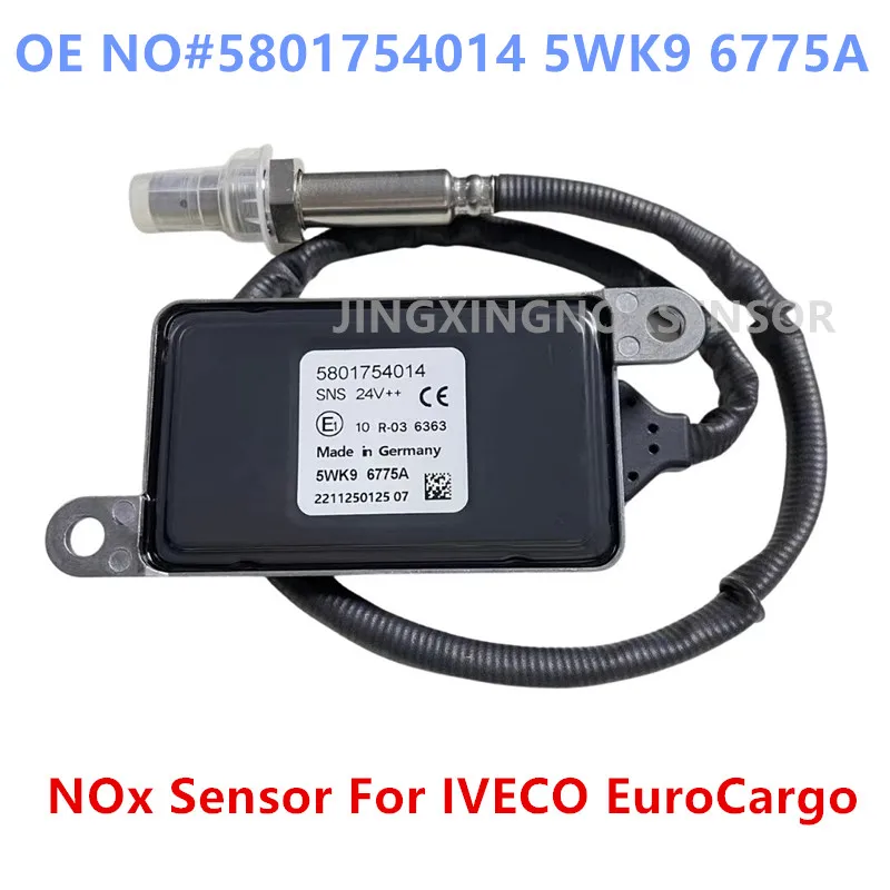 

5801754014 5WK9 6775A 5WK96775A Original NEW Nitrogen Oxygen NOx Sensor For IVECO EuroCargo Tector Stralis 24V