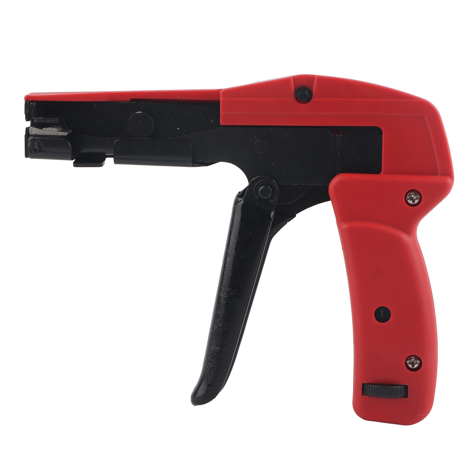 Cable Tie Gun Strong Tension Adjustment Practical Cable Tie Fastening Cutting Tool Flush Cutting for 2.4‑4.8mm Nylon Cable Tie