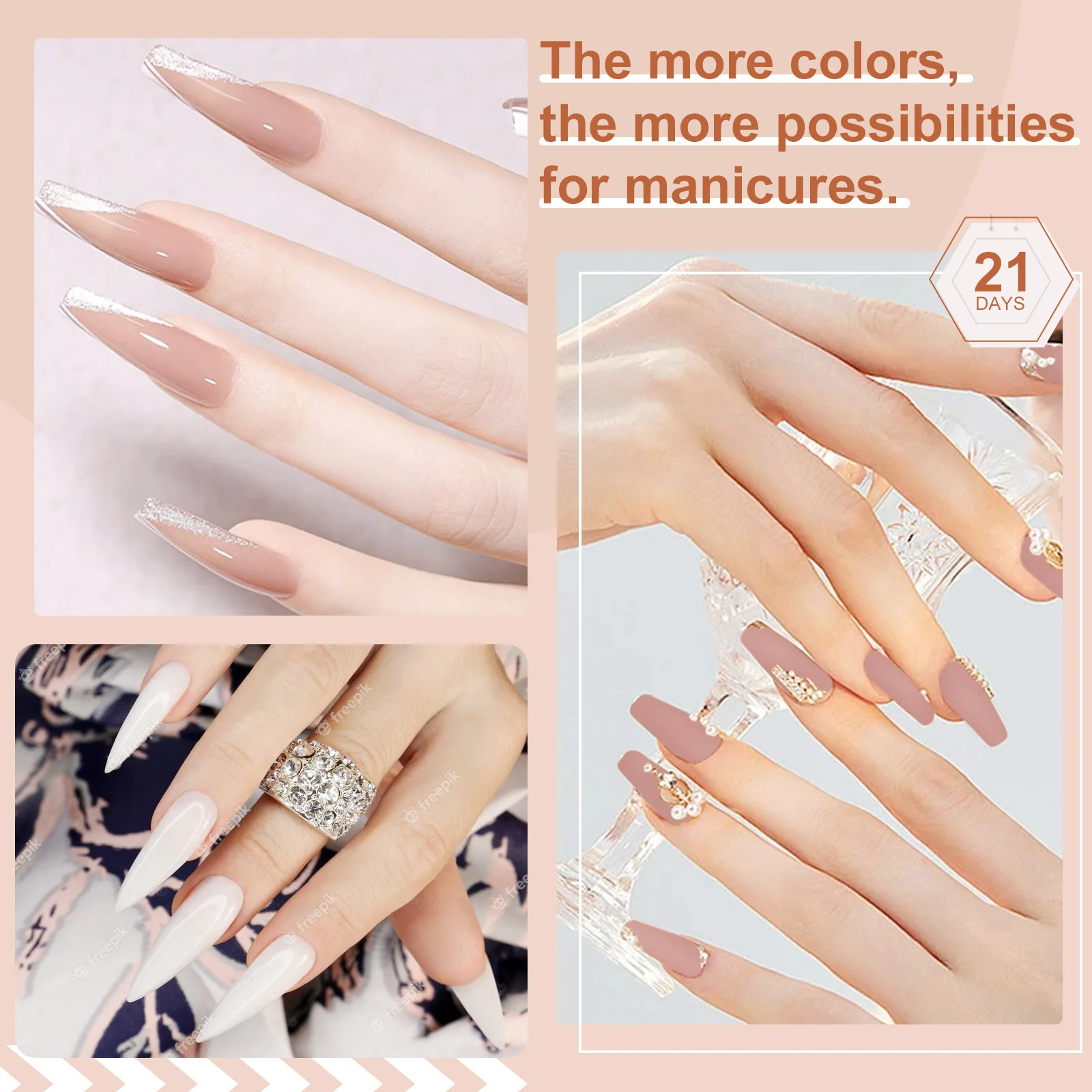 SAVILAND 8 Colors Nail Gel Polish Fresh Pink Color Gel Polish Nail Gel Soak Off Full Coverage Gel Polish Nail Lacquer Varnish