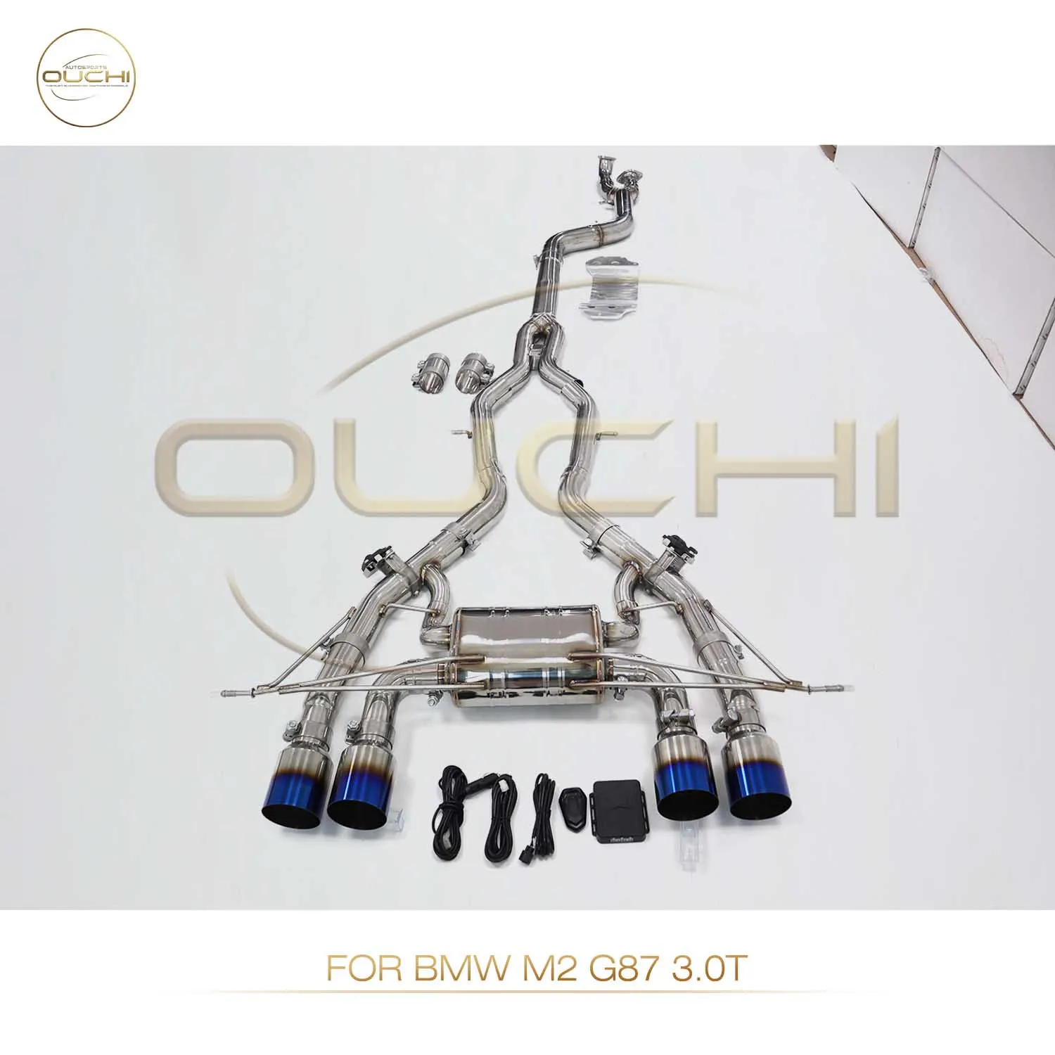 

OUCHI Прямые продажи с фабрики Catback из нержавеющей стали Выхлопная система для BMW M2 G87 S58 3.0T с перегородкой глушителя электронного клапана