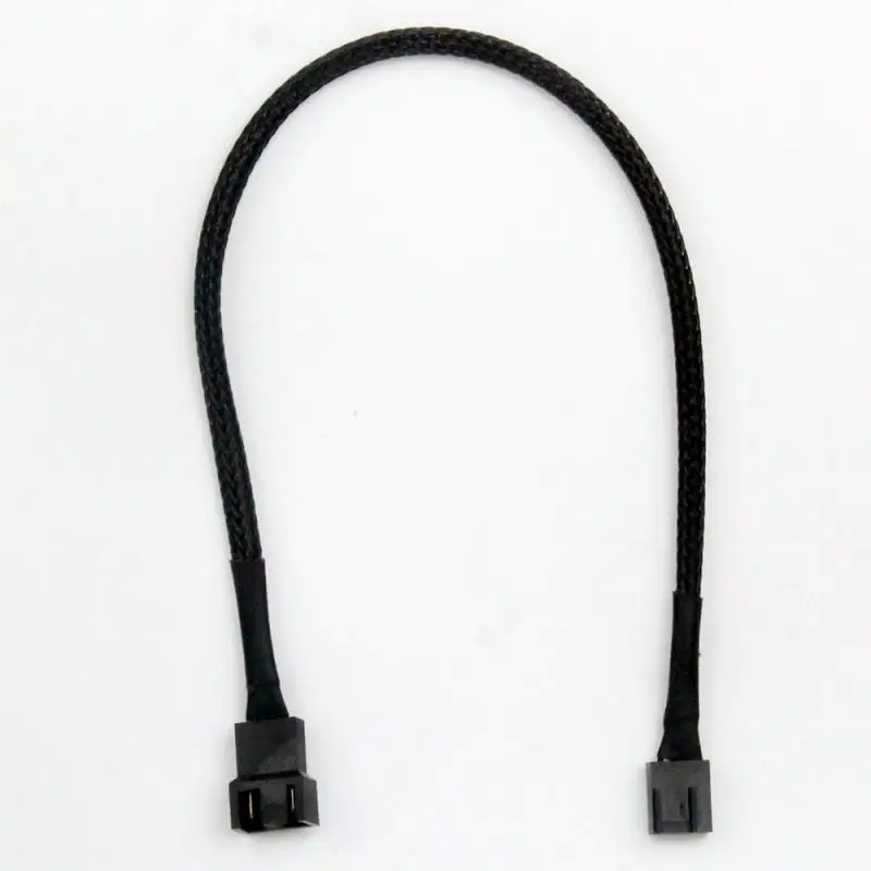 1/5PCS Pvc Insulation Cpu Fan Cable Aging Resistance Computer Peripherals Full Length 27cm Braided Mesh Wire Safe And Durable
