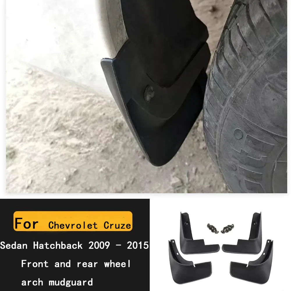 

4 шт. автомобильные брызговики для Chevrolet Cruze Sedan Hatchback 2009-2015, автомобильные брызговики, аксессуары для крыльев