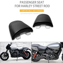 Motorcycle Passenger Rear Seat Black High Quality Leather piece For Harley Street Rod 750 Moto Motorcycle Accessories