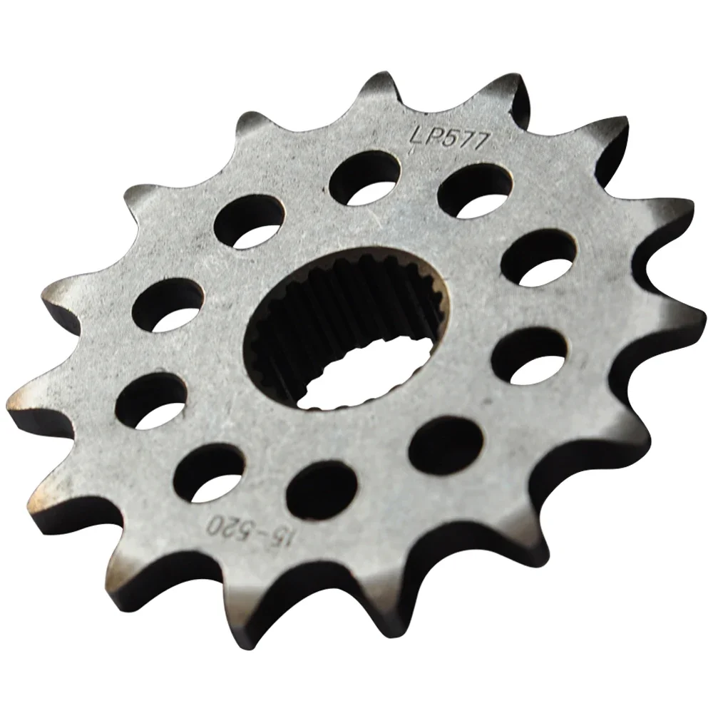 

520 15T Motorcycle Front Sprocket For Ya-maha SRX400 TT600 XT600 SZR660 XTZ660 MuZ 600 Sport Scorpion Baghira Trouper Mastiff