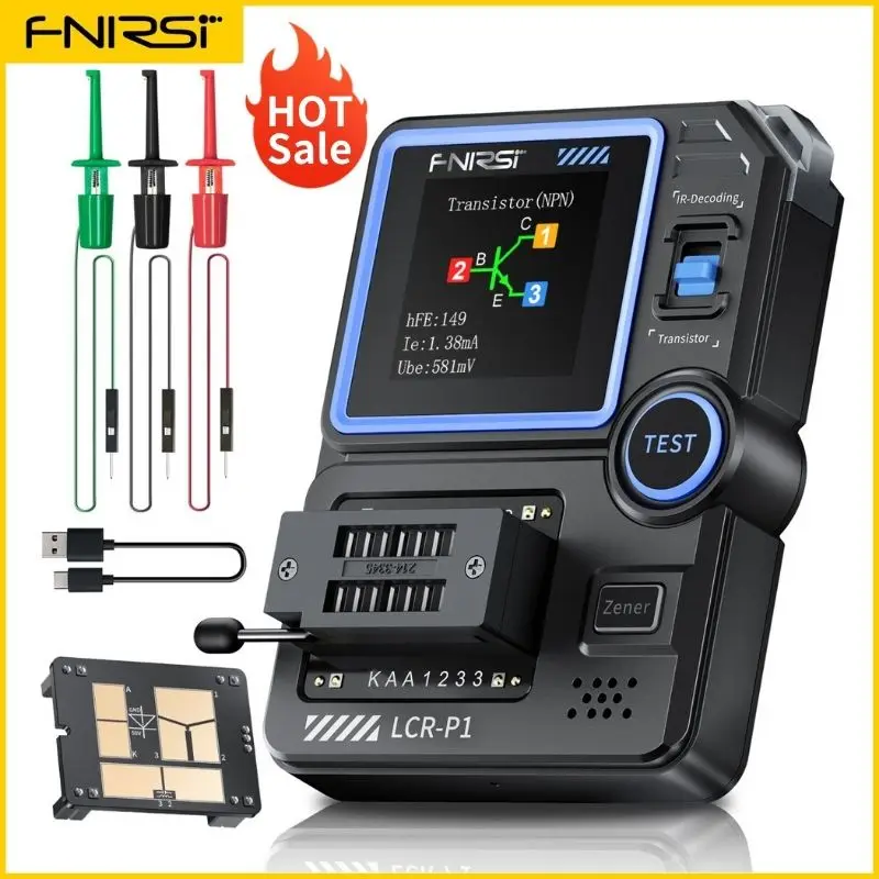 LCR-P1 Transistor-Tester Mit ESR-Messung – Kompakt, Smart & Vielseitig