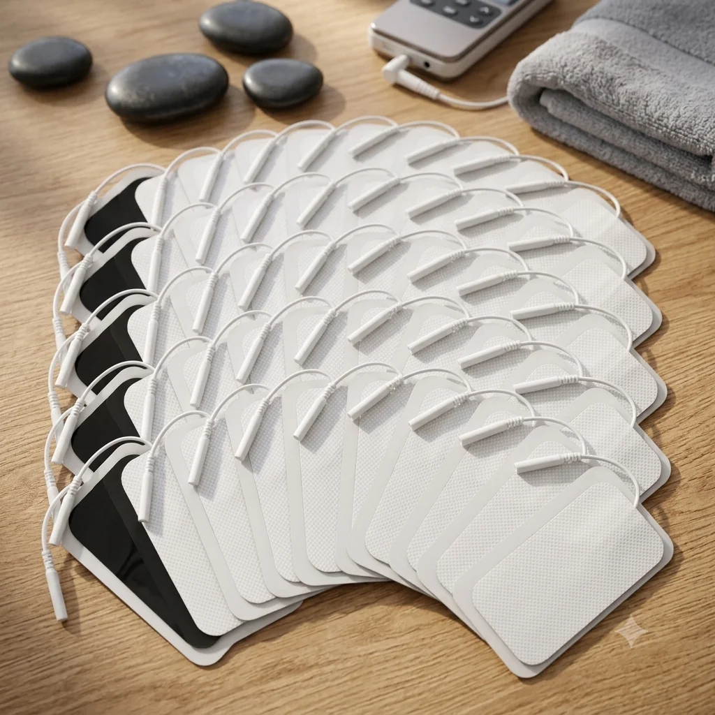 5x9cm Electrode ​Pads EMS Muscle Stimulator TENS Pulse Massager 10-100pcs Replacement Patch Self Adhesive Reusable Electrode Pad