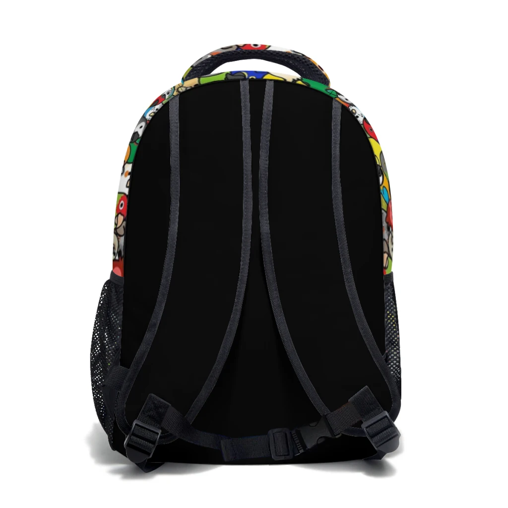 Mochila informal con estampado de Everybirdy para niños y jóvenes, morral escolar ligero de 17 pulgadas, 2023