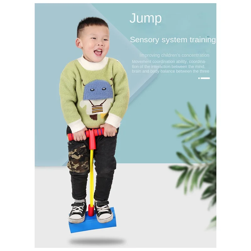 Uitstekende kwaliteit-Children's Jumping Pole Toy Indoor & Outdoor Sports Game Balance Training Foam Spring Jumping Machine Holiday