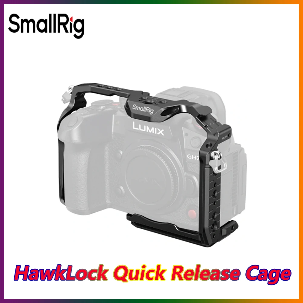 

SmallRig HawkLock Quick Release Camera Cage for Panasonic LUMIX GH7 / GH6 4824 4825