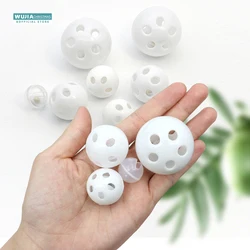 30/50/100pcs Plastic Rattle Bell Balls Squeaker Baby Toys DIY Rattle Beads Noise Maker Repair Fix Dog Plush Doll Babies Supplies