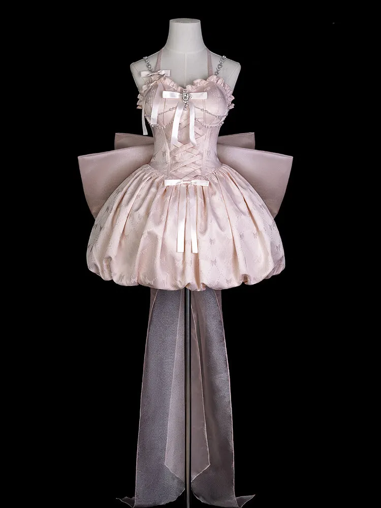 [Run Away Sweetheart] Original Lolita Female Cute Sweet Princess Dress Haute Couture Dress Lolita Skirt