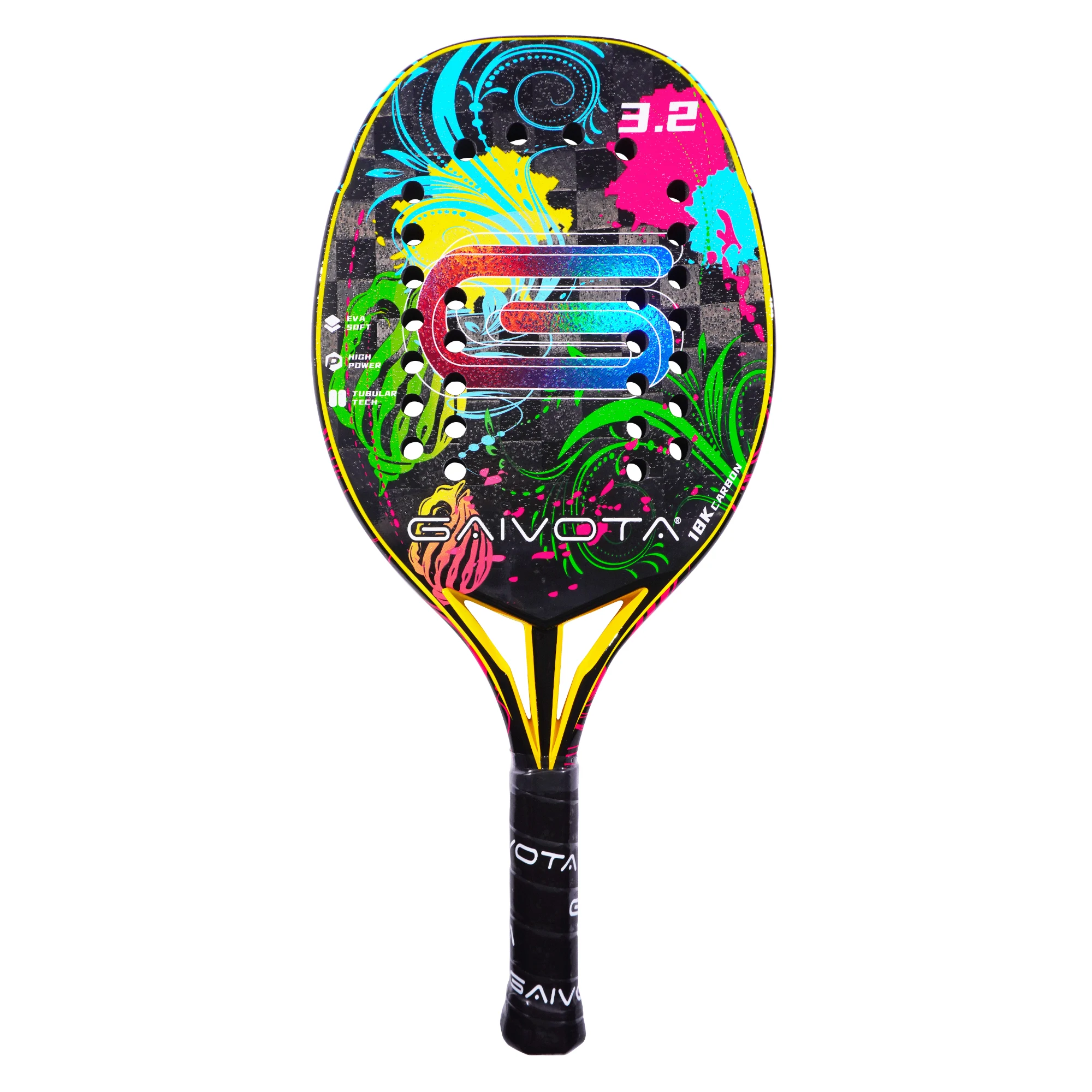 GAIVOTA 3.2 2024 Beach tennis racket 18K with bag