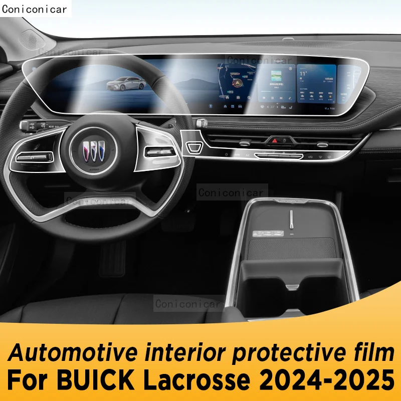 

For BUICK Lacrosse 2024 2025 Panel Navigation Automotive Interior Screen TPU Protective Film Cover Anti-Scratch Accessories