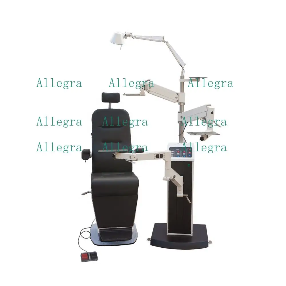 Optometry Combined Table and Chair Ophthalmic Chair Stand Refraction Unit Optometrist Motorized Machines Ophthalmological Unit