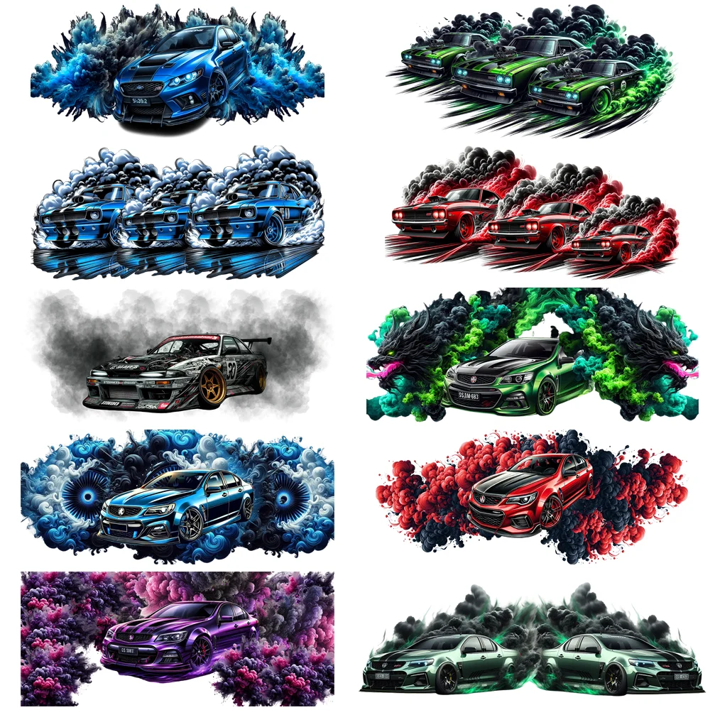 Boys Dream Versions Sport Car Transfer Decal UV DTF for 16oz Libbey DIY Gift Performance Car Selfadhesive 3D Sticker Cup Wraps